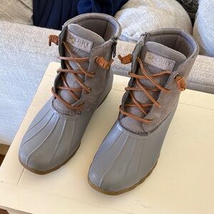 Sperry Gray Duck Boots